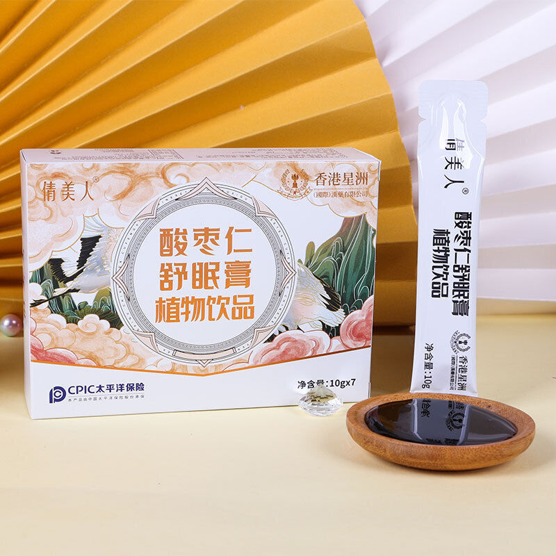 Jujube Soothing Sleep Cream Plant Drink Yam Botanicals for Restful Sleep