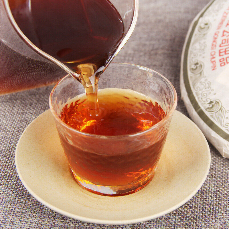 357g/12.59oz Aged Puer Tea gongting Chen Yun cooked tea Premium Slimming Red Tea