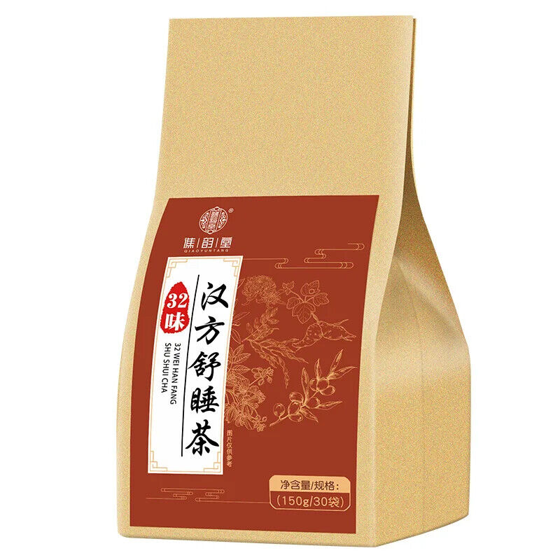 32 Flavor Han Fang Shu Sleep Tea Healthy Herb Tea Bag 150g/30 Bags