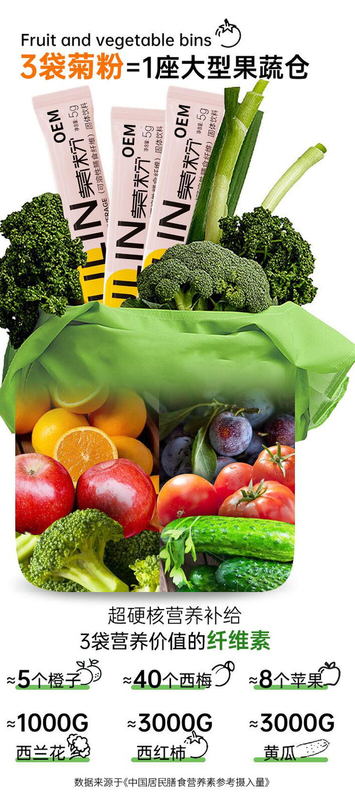 Inulin Dietary Fibre PowderPrebioticsSoluble Dietary Fibre PowderSolid Drinks