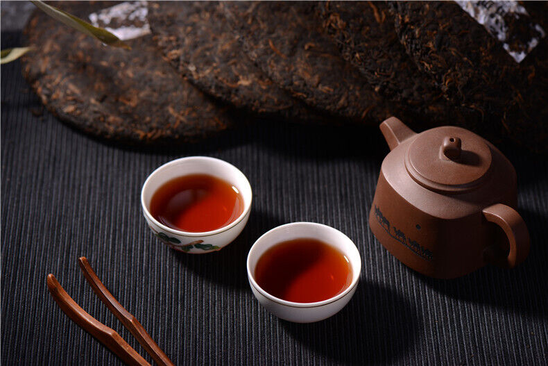 357g云南普洱茶熟茶 饼茶 Ripe Tea 357g Yunnan Pu'er Tea Cake Tea