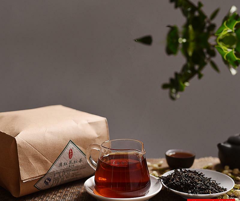 Dianhong Tee Schwarzer Tee  Black Tea 400g Smoked Jasmine Black Tea In Bulk