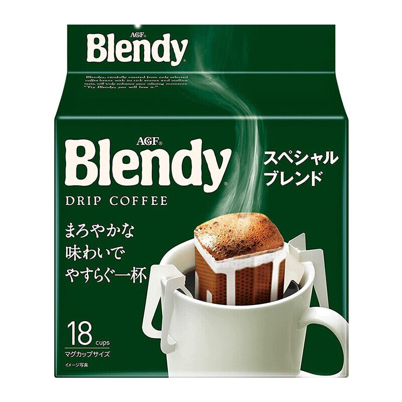 Japanese Imported AGF Ear Coffee Freeze-dried American Blendy Black Coffee 126g
