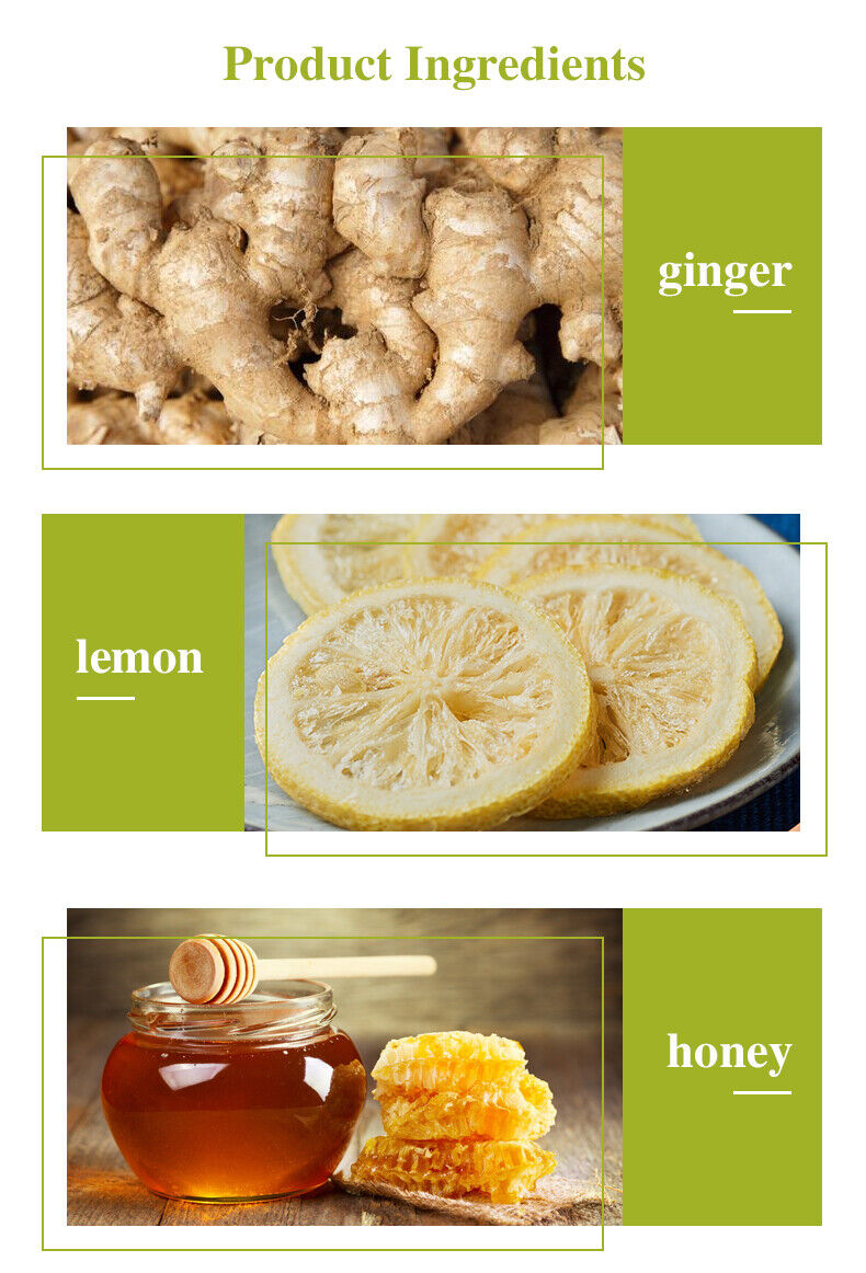 Lemon Ginger Herbal Tea 10g*15Bags Supports Healthy Digestion Lemon Ginger Tea