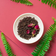 Rose Black Tea Dried Rose Petals Ceylon Black Tea Flower Blend Tea Bags