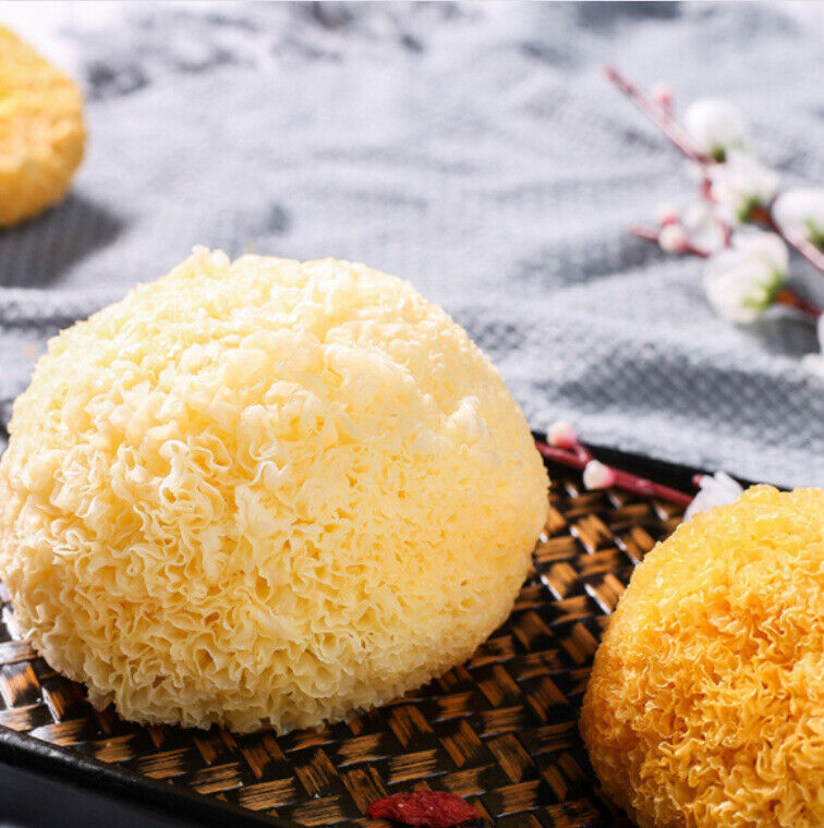 HelloYoung 250g Dried White Fungus Snow Fungus Natural White Fungus Without Any Processing