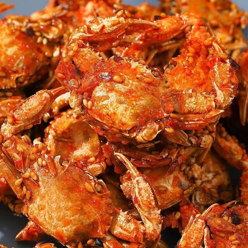 Spicy Baby Crab Sweet & Spicy Crispy Dried Baby Crab Instant Seafood Snacks