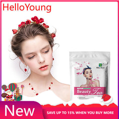 Skinny Tea Skin Beauty Glow Herbal Glowing Skin Complexion 7 Days Beauty Tea