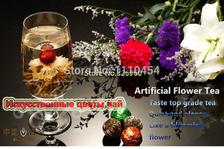 HelloYoung16 Kinds of Blooming Flower Tea Herbal Tea Great Fragrant Green Tea Handmade