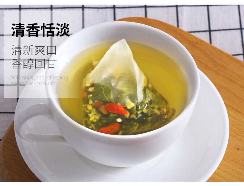 Winter Melon Lotus Leaf Tea with Cassia Seed Tuckahoe Hawthorn Tangerine Peel