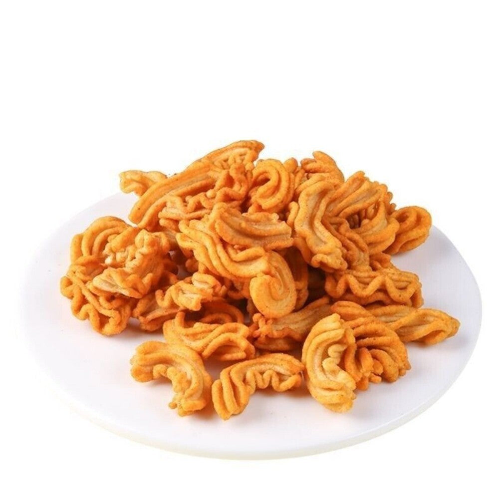 Crispy Shrimp Flavor Rolls Nostalgic Snack Mini Pack Seafood Crunchy Bites