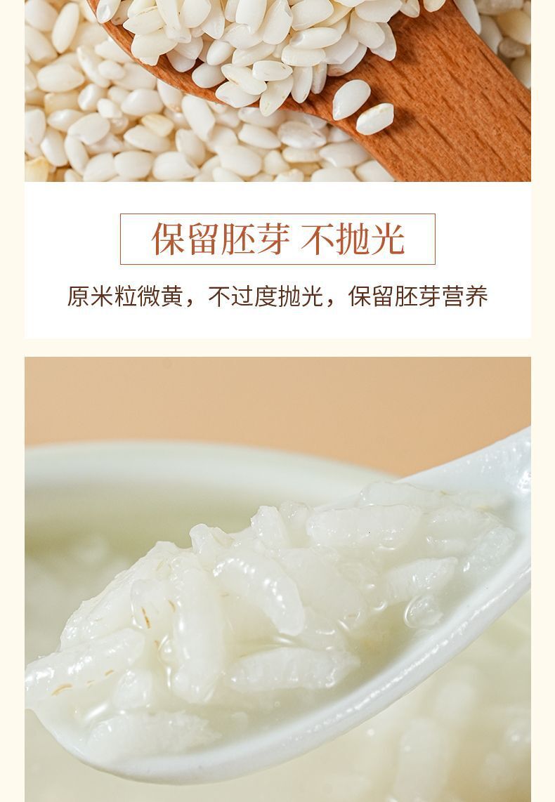 Germinated Unpolished Pearl Rice – Vacuum Sealed Green Food for Porridge