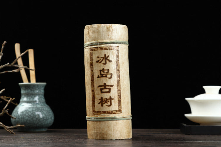 500g,Iceland Ancient Trees, Mini Bamboo Tube Raw Tea Yunnan Puerh Raw Tea