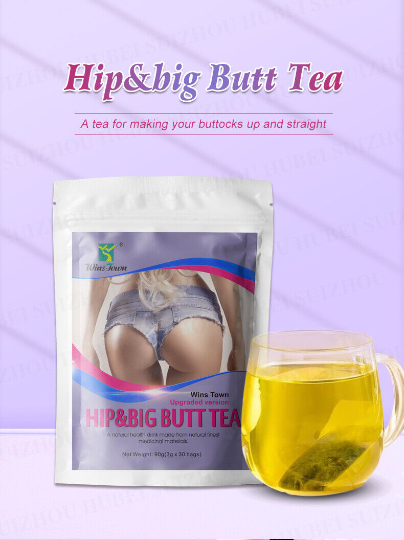 Big Butt Tea Natural Herbal Buttock Plump Tea muscle Enlargement Tea 3g*30