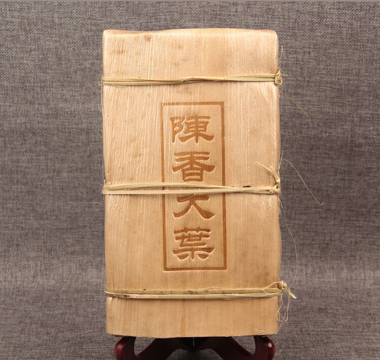 Big Leaf Pu-erh Tea Bamboo Shell Old Pu'er Tea Brick 1000g  Ancient