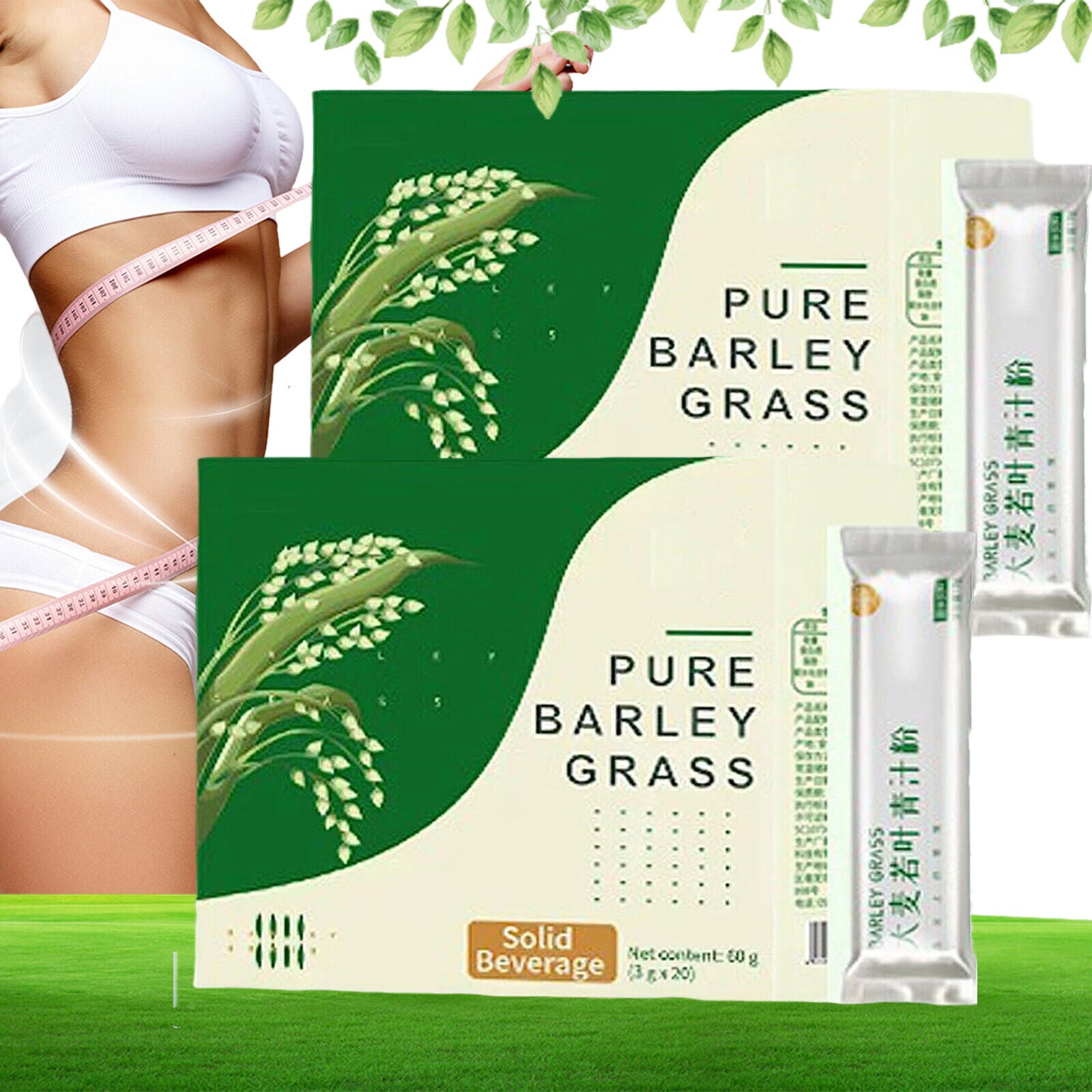HELLOYOUNG Barley Grass Powder 100%-Pure & Organic,  Pure Organic-Barley new