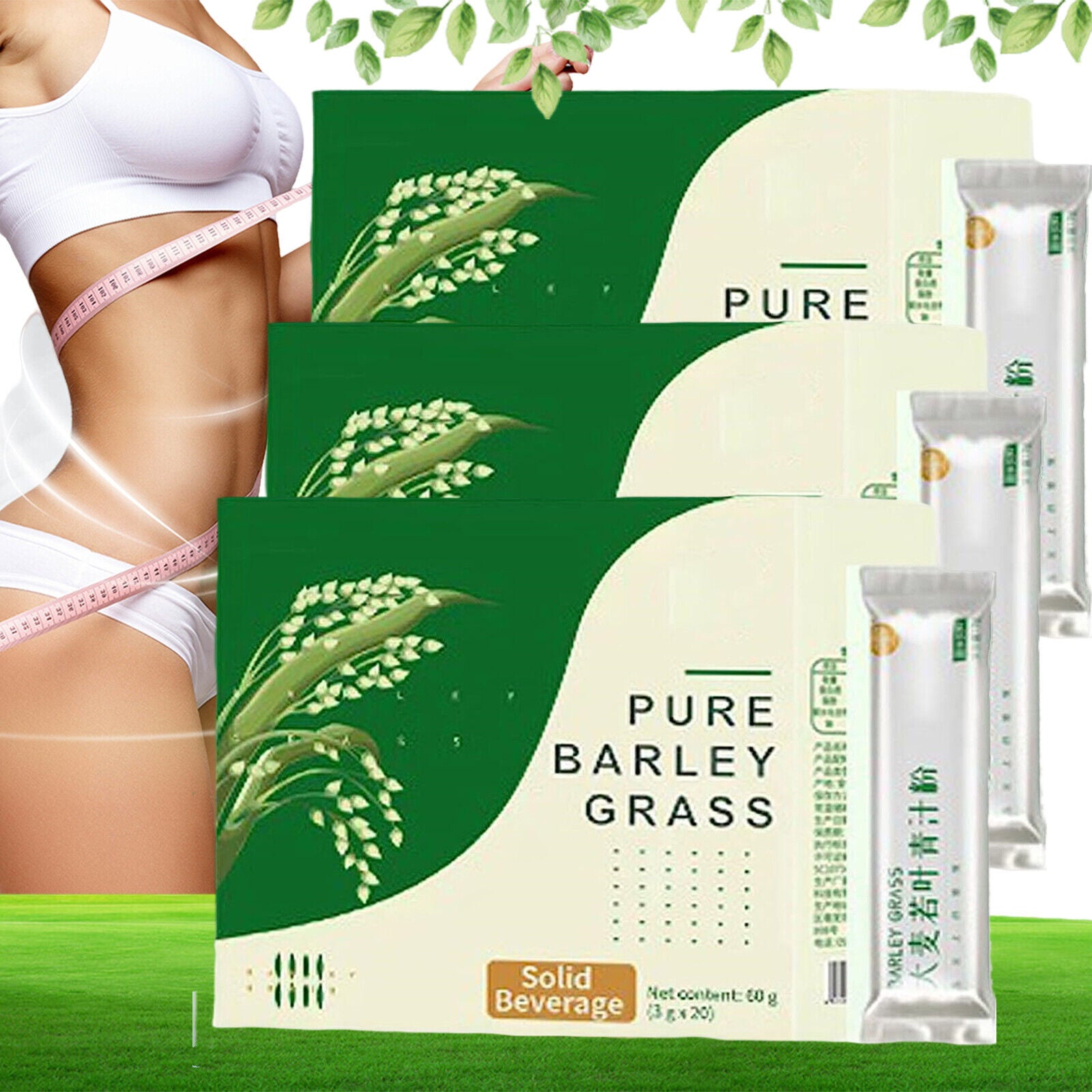 HELLOYOUNG Barley Grass Powder 100%-Pure & Organic,  Pure Organic-Barley new
