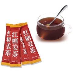 HelloYoung1-50 pcs Sweet Brown Sugar Ginger Tea Candy Instant Tea Women Health Care Nourishing Black Tea