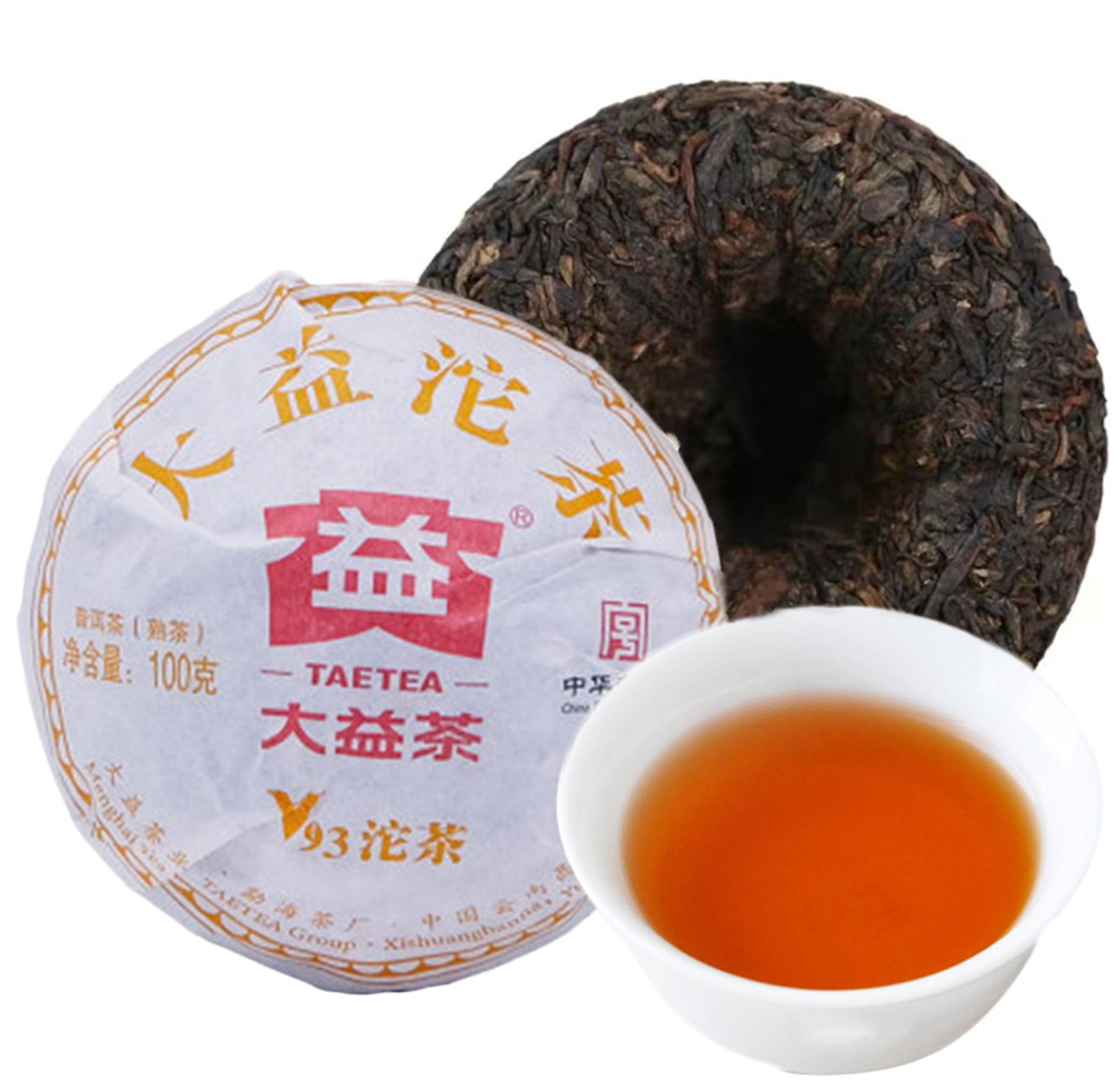 100g/3.52oz  Ripe Puer Tea Organic Premium Old  Pu-Erh Black Tea Health Drink