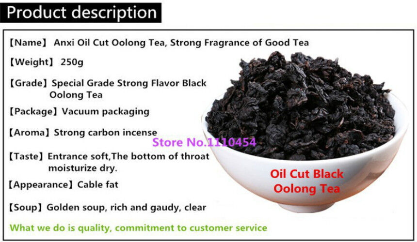 250g Anxi Tieguanyin Tea Organic Tie guan yin Oolong Tea Black Tea Top Grade