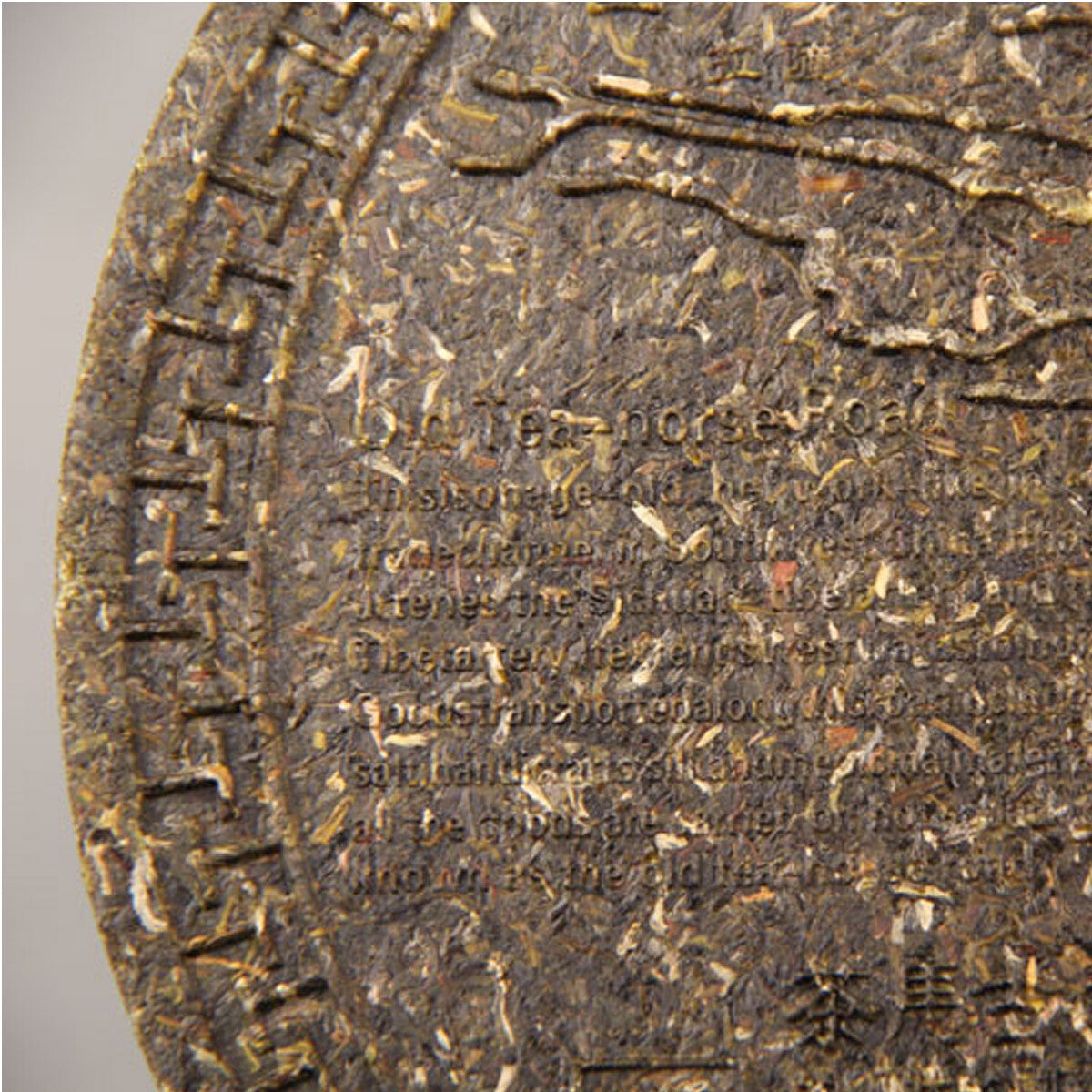 The Horse Ancient Road Gift Cha Puerh Tea Craft Natural Carving Craft Tea Cake