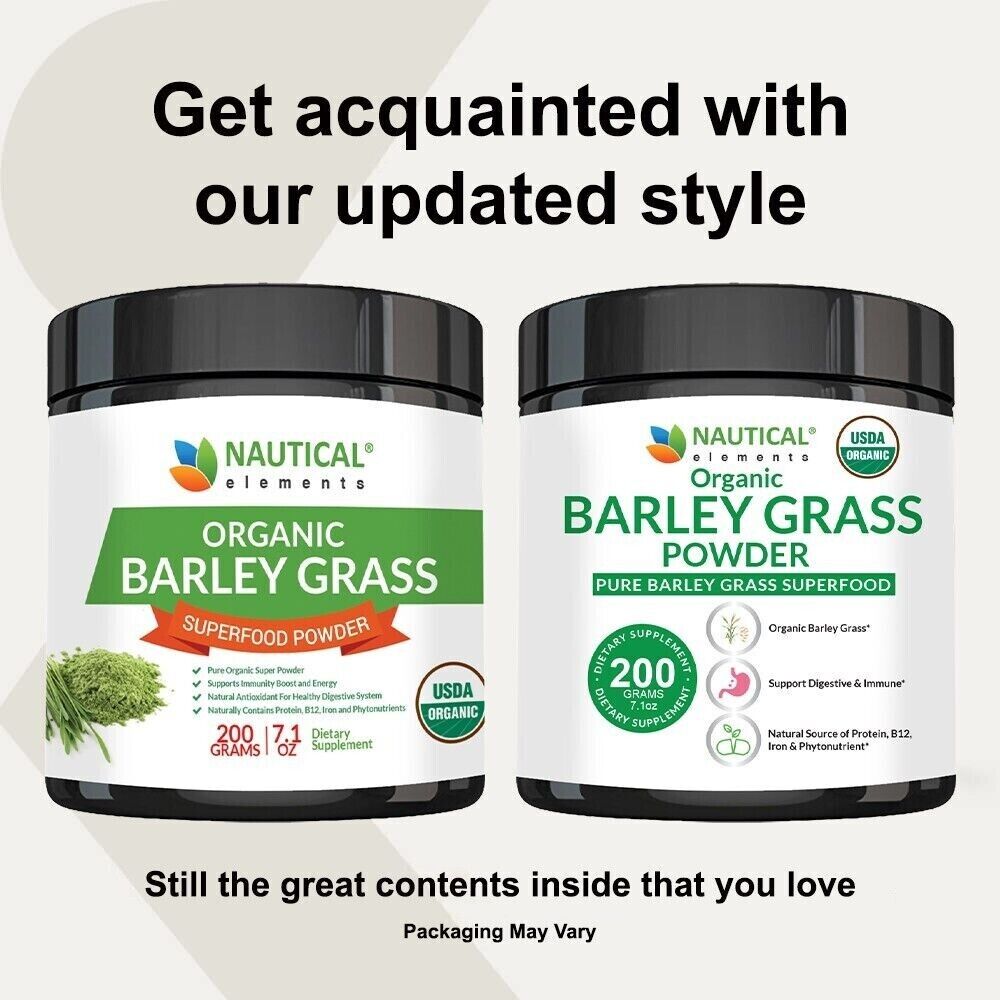 Barley Grass Powder - USDA Certified Organic Barley Grass Powder - Non-GMO