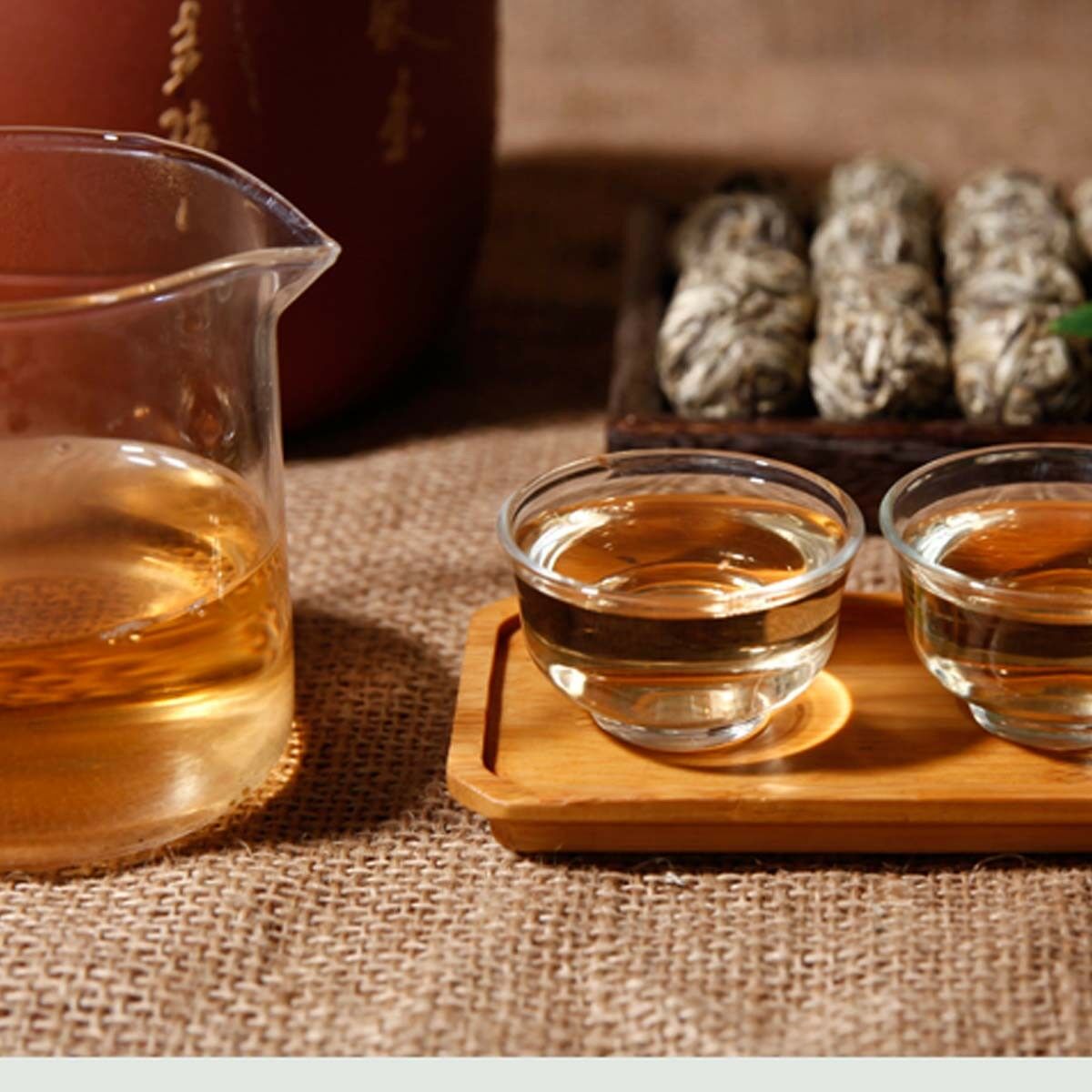 HelloYoung Yunnan Pu-erh Tea Raw Tea Mini Dragon Ball White Silver Needle Health Green Food