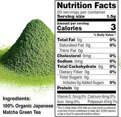Japanese Ceremonial Grade Matcha, Matcha Green Tea Powder, 100％ Authentic Japane
