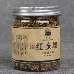 HelloYoung Green Food Dianhong Yunnan Fengqing Biluochun Tea Golden Screw Black Red Tea 65g