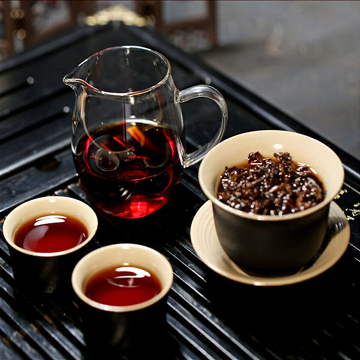5pcs Black Pu-erh Tea Top Grade Yunnan Original Puer Red Tea Pu'er Tuo Cha 500g