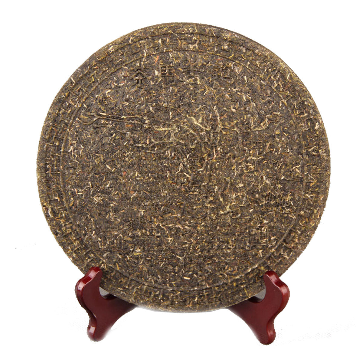 The Horse Ancient Road Gift Cha Puerh Tea Craft Natural Carving Craft Tea Cake