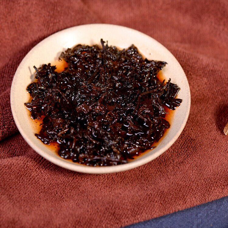 Ripe Puer Material Glutinous Rice Fragrant Shu Pu-erh Tea Cake Yunnan Pure 357g