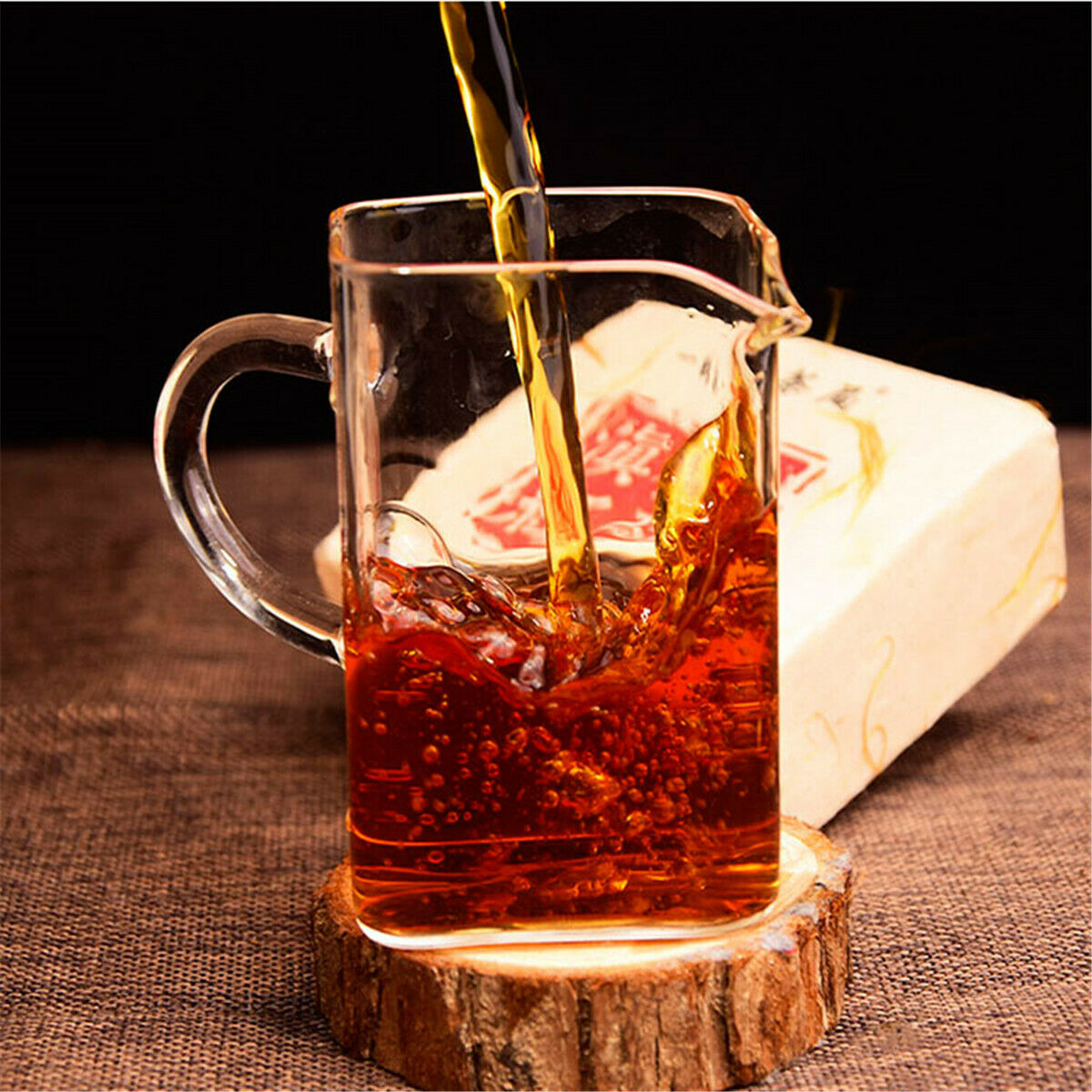 HelloYoung Yunnan Organic Dian Hong Golden Bud Brick Black Tea 250g Ancient Old Tree RedTea