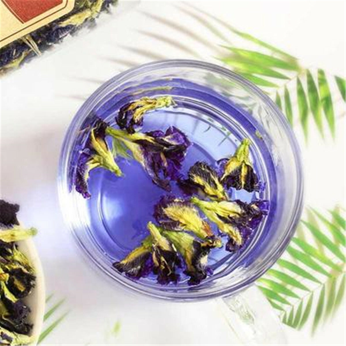 100g De Thé Aux Fleur Thé Aux Pois Papillons Bleu Thé Ternatée Chinoise Clitoria