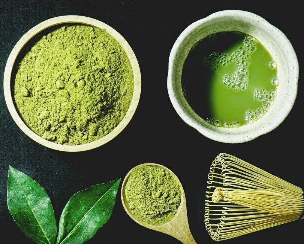 MATCHA GREEN TEA POWDER QUALITY CEREMONIAL GRADE ORGANIC HANDPICKED JAPANESE TEA