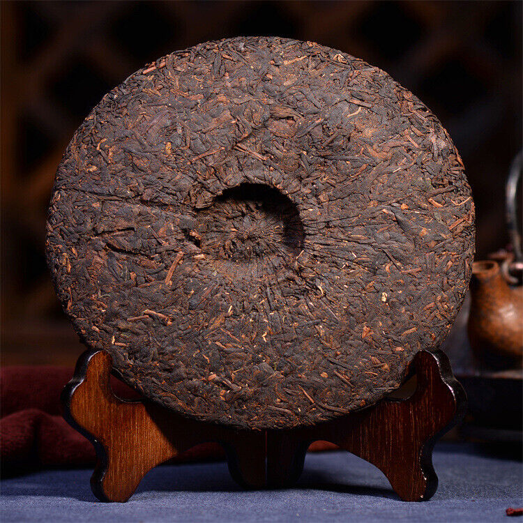 Ripe Puer Material Glutinous Rice Fragrant Shu Pu-erh Tea Cake Yunnan Pure 357g