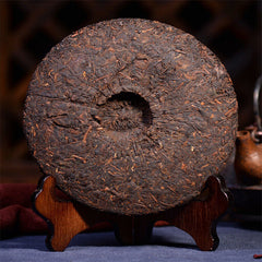Ripe Puer Material Glutinous Rice Fragrant Shu Pu-erh Tea Cake Yunnan Pure 357g