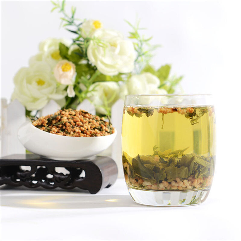 100g Organic Genmaicha Sencha with Rice Premium Brown Rice Green Tea Herbal Tea