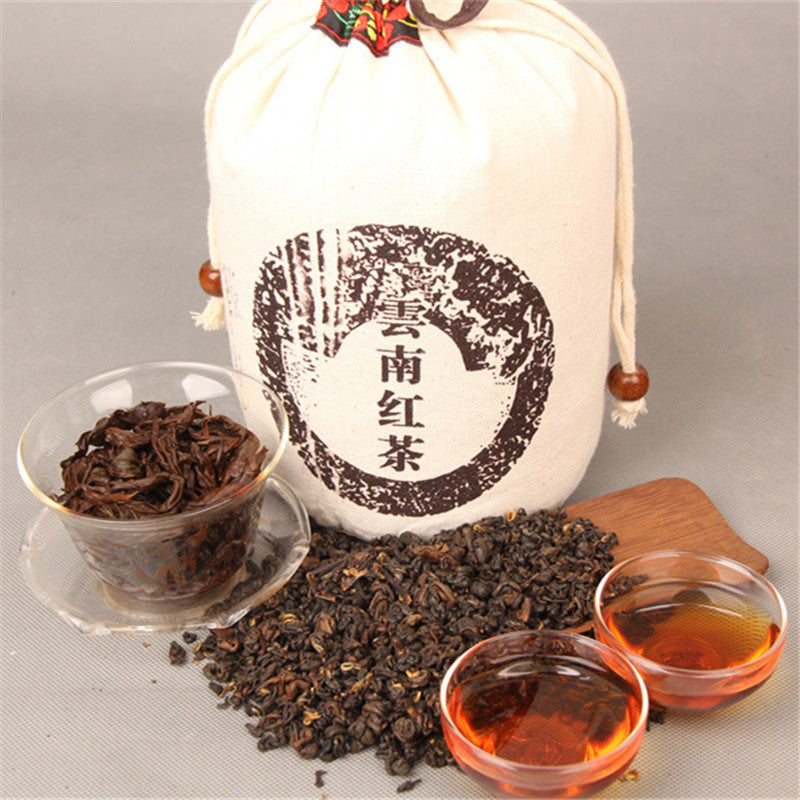 1000g Black Dianhong Tea Kunming Crested Early Spring Honey Rhyme Gold Fresh Tea
