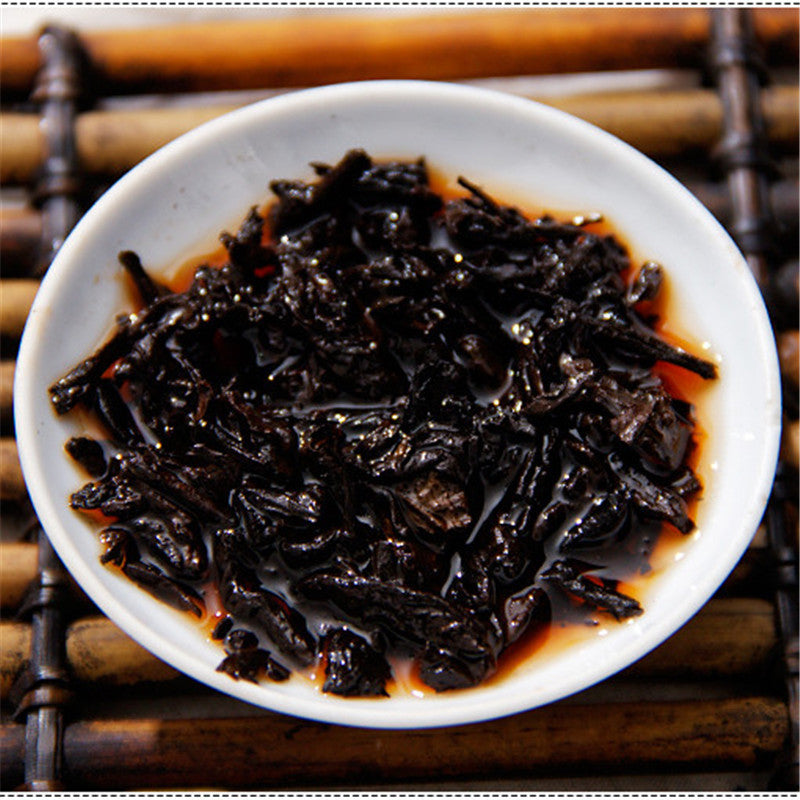 200g 45Years Yunnan Black Tea Cooked Puer Tea Ripe Pu-erh Tea Brick Slimming Tea