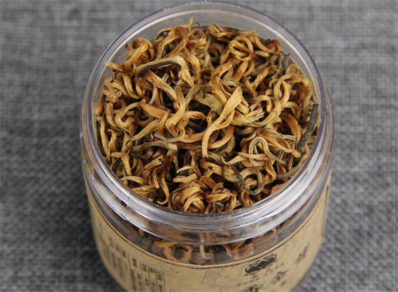 HelloYoung 40g Yunnan Dianhong Black Tea Organic Kung Fu Red Tea Honey Golden Buds Leaf Tea