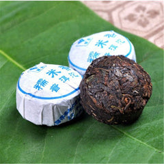 Chinese Ripe Pu-erh Tea MINI Cooked Pu'erh Tea Cake Organic Puerh Black Tea 100g