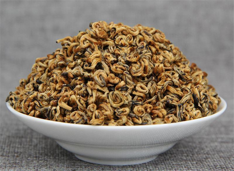 HelloYoung Green Food Dianhong Yunnan Fengqing Biluochun Tea Golden Screw Black Red Tea 65g