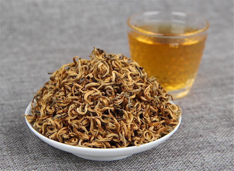 HelloYoung 40g Yunnan Dianhong Black Tea Organic Kung Fu Red Tea Honey Golden Buds Leaf Tea