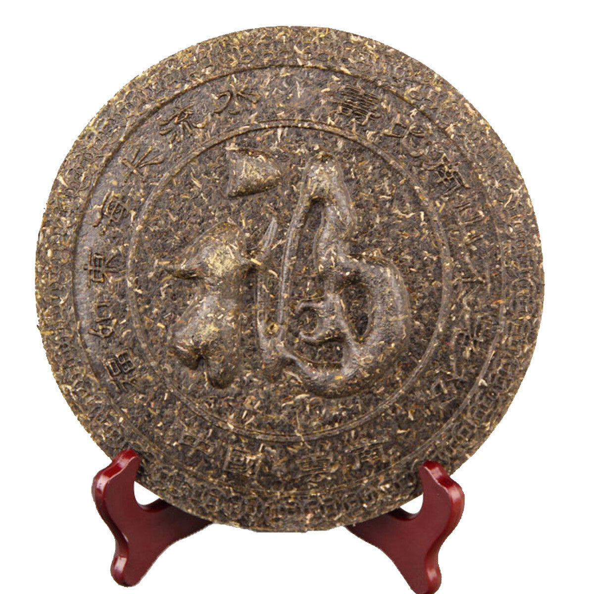 The Horse Ancient Road Gift Cha Puerh Tea Craft Natural Carving Craft Tea Cake