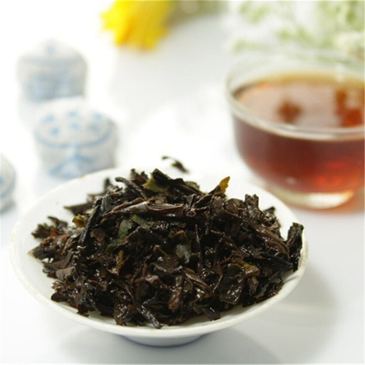Chinese Ripe Pu-erh Tea MINI Cooked Pu'erh Tea Cake Organic Puerh Black Tea 100g