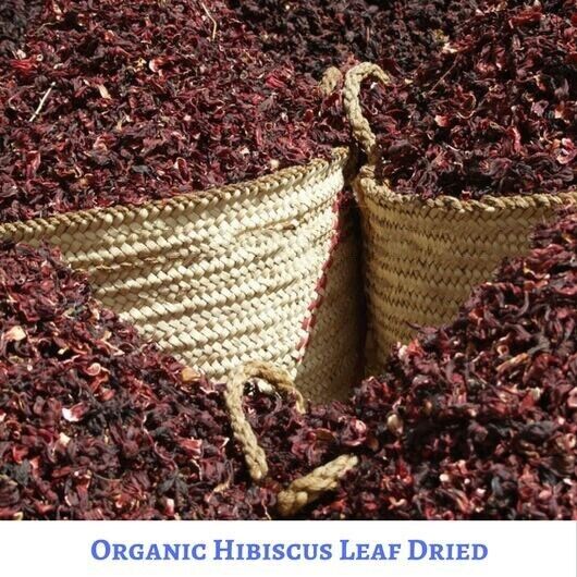 DRIED ORGANIC HIBISCUS FLOWERS -  Premium Scented Herbal - Vacuum Packed 250G