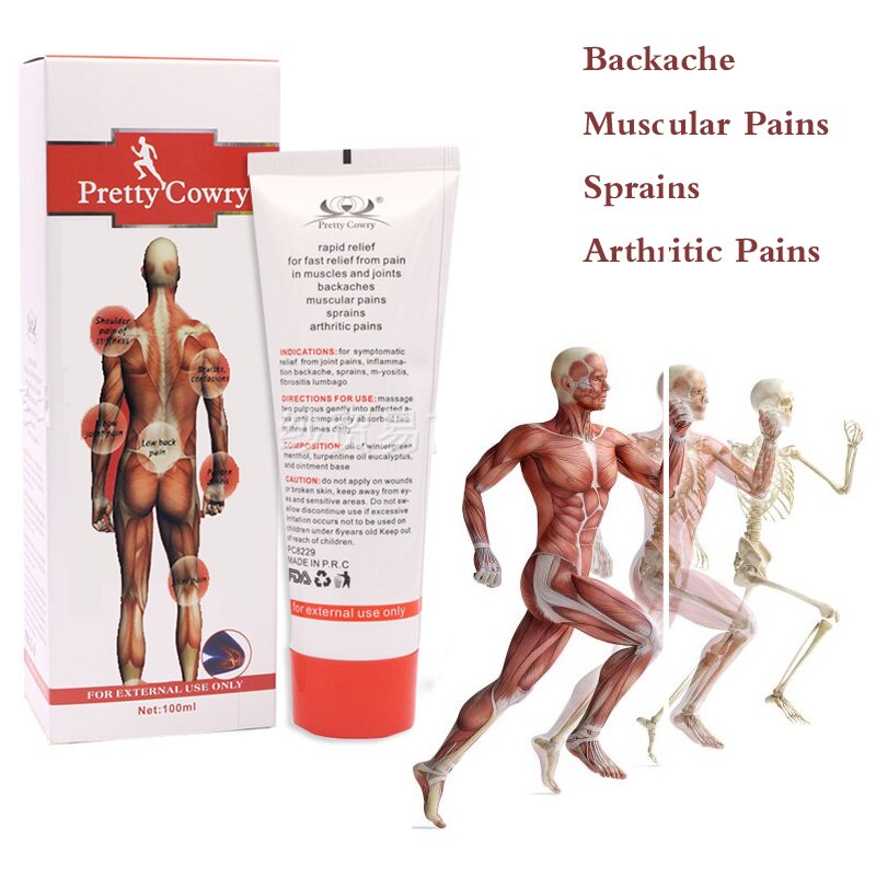 3pcs New Massage Cream Relief Pain In Muscles And Joints Essential Oils Muscle Pain Ointment Essential Oils Muscle Pain Injured