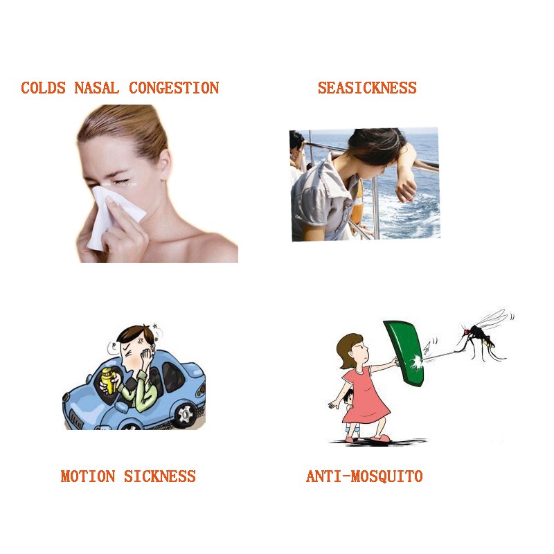 5pcs Thailand Mint Nasal Inhaler Cure Stuffy Nose Rhinitis Nasal Aspirator Bracing Breezy Asthma Refreshing  Aroma Oil Stick
