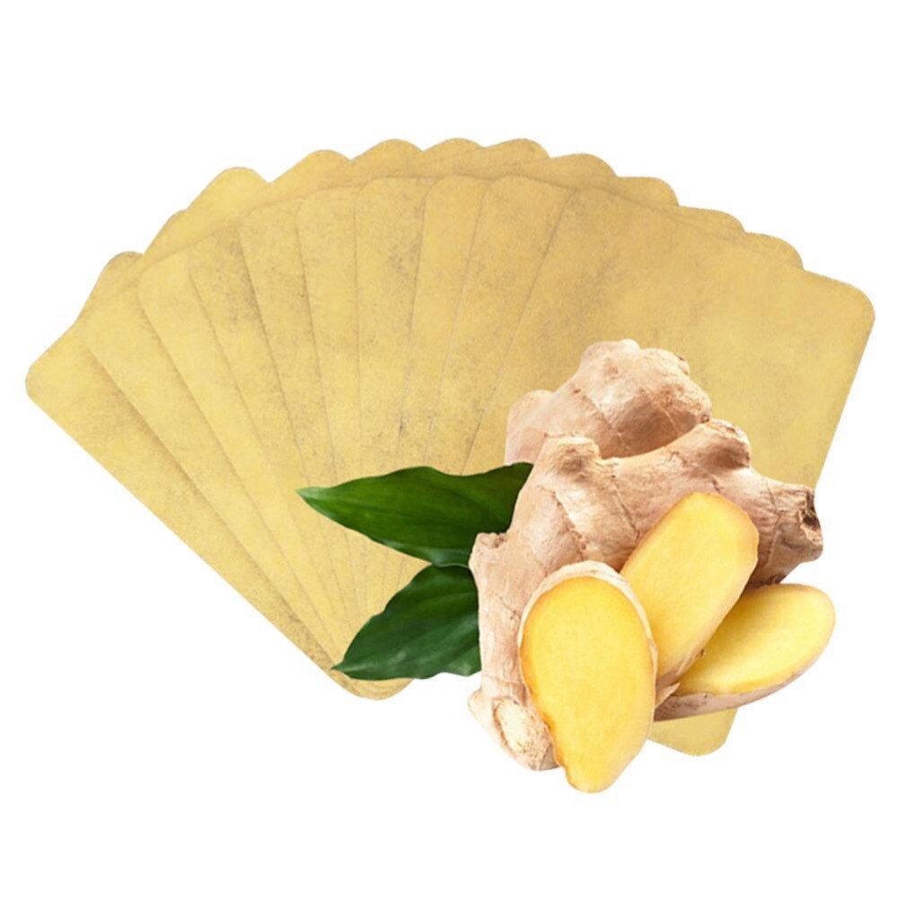 10pcs/lot  Health Care Ginger Patch Natural Herbs Chinese Medical Pain Patch Knee/Neck/Back Plaster Pain Relief Sticker